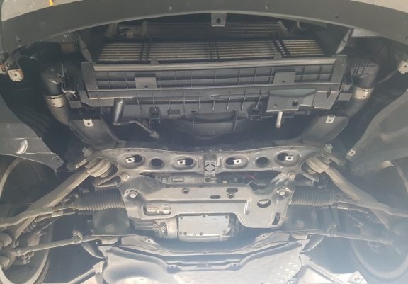 Cache sous moteur et de la radiateur Mercedes E-Classe W212 - 4x4