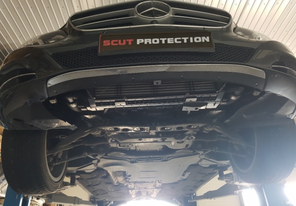 Cache sous moteur et de la radiateur Mercedes E-Classe W212 - 4x4