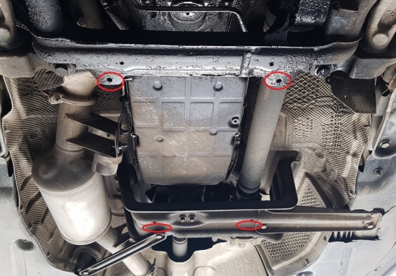 Cache sous moteur et de la boîte de vitesse Mercedes ML W164
