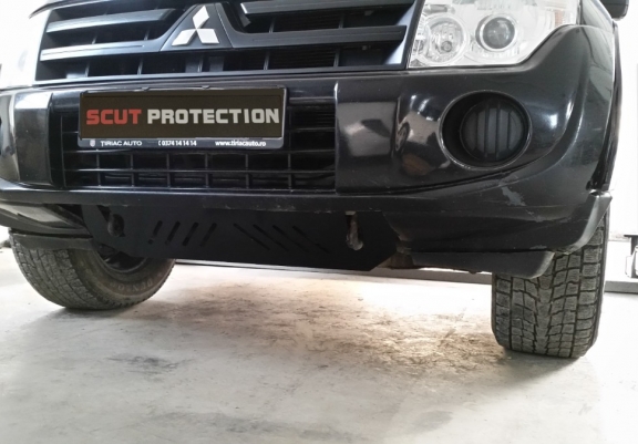 Cache sous moteur et de la radiateur Mitsubishi Pajero 4 (V80, V90)