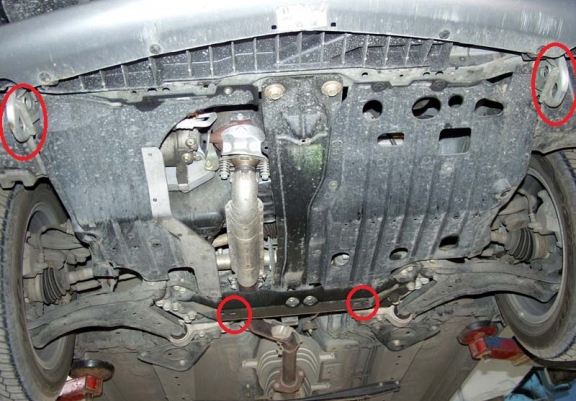Cache sous moteur et de la boîte de vitesse Nissan Primera P12
