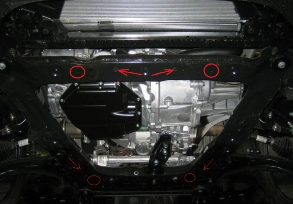 Cache sous moteur et de la boîte de vitesse Nissan Qashqai J10