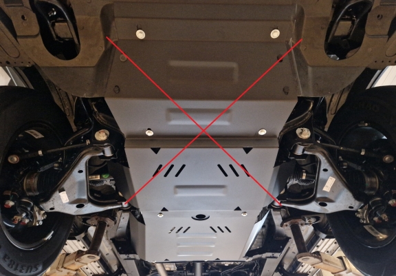 Cache de protection de la boîte de vitesse Jac T8