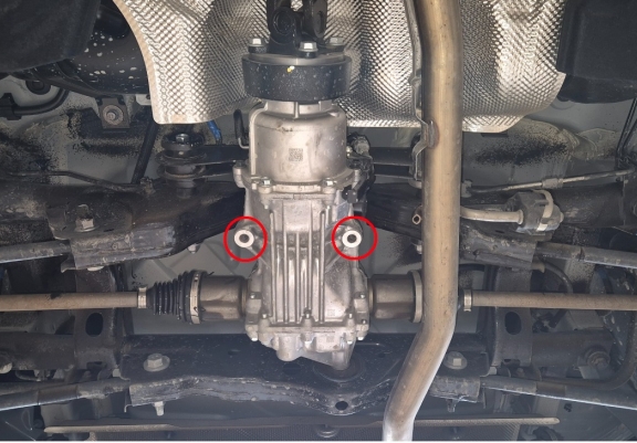 Cache de protection du différentiel en aluminium Dacia Duster 4x4