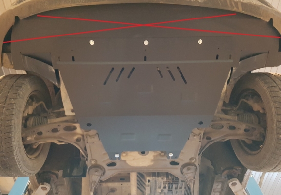 Cache sous moteur et de la boîte de vitesse Opel Vivaro A (2011-2014)