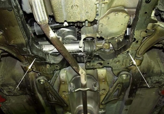Cache sous moteur et de la boîte de vitesse Saab 9-3