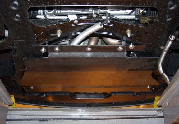 Cache sous moteur et de la boîte de vitesse Peugeot 607