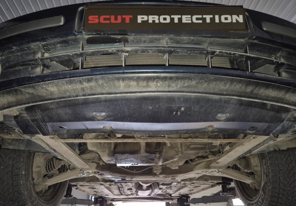 Cache sous moteur et de la boîte de vitesse Renault Laguna 2