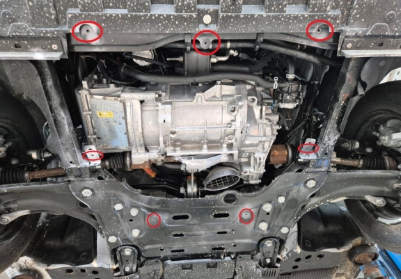 Cache sous moteur Nissan Townstar