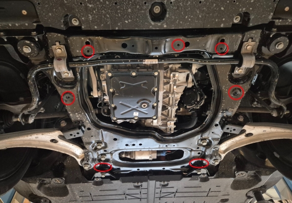 Cache sous moteur et de la boîte de vitesse Renault Megane E-Tech