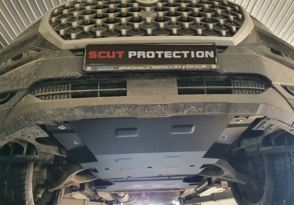 Cache sous moteur et de la radiateur SsangYong Rexton