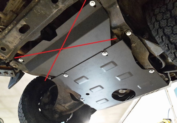 Cache sous moteur et de la radiateur Daihatsu Terios