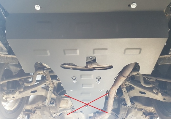 Cache sous moteur et de la radiateur Subaru Forester 4