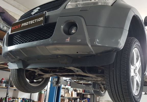 Cache sous moteur et de la radiateur en aluminium Grand Vitara 2