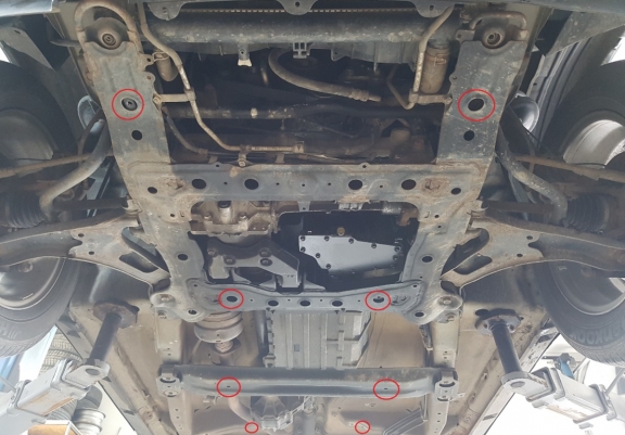 Cache sous moteur et de la radiateur en aluminium Grand Vitara 2
