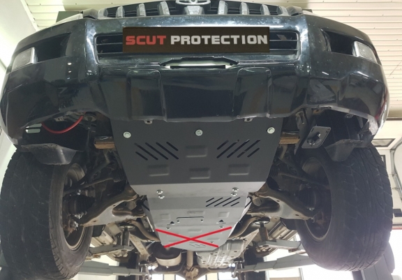 Cache sous moteur et de la radiateur Toyota Land Cruiser J120