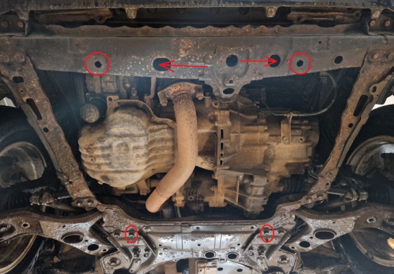 Cache sous moteur et de la boîte de vitesse Toyota RAV 4 Petrol Essence