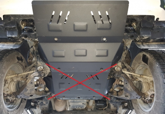 Cache de protection de radiateur Toyota Hilux Invincible