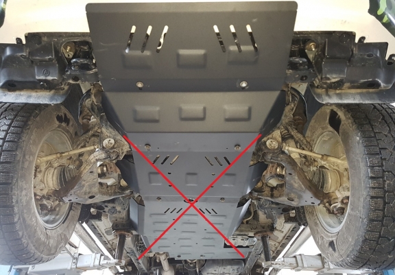 Cache de protection de radiateur Toyota Hilux Invincible