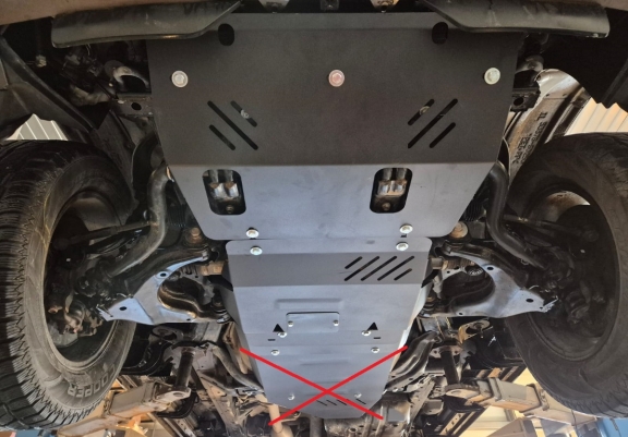 Cache sous moteur et de la radiateur Toyota Land Cruiser 150
