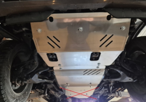 Cache Sous Moteur Toyota Land Cruiser 150 - Aluminium