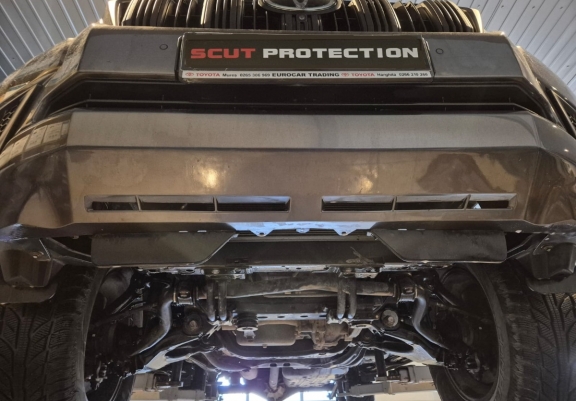 Cache Sous Moteur Toyota Land Cruiser 150 - Aluminium