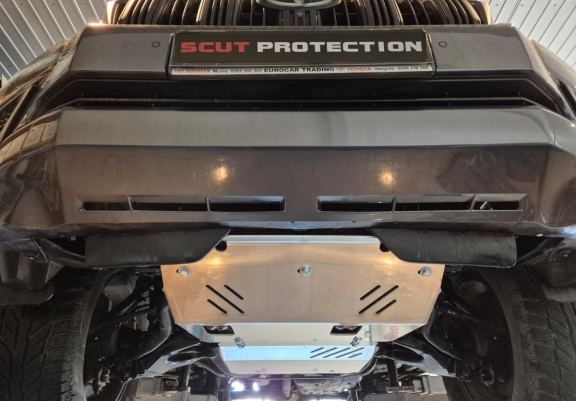 Cache Sous Moteur Toyota Land Cruiser 150 - Aluminium