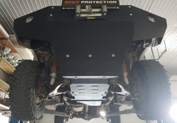 Cache sous moteur et de la radiateur Toyota Land Cruiser J90 / J95