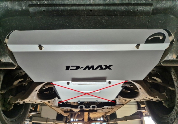 Cache de protection de radiateur Isuzu D-Max
