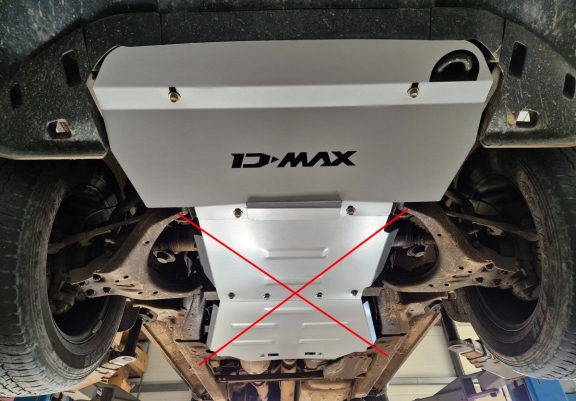 Cache de protection de radiateur Isuzu D-Max