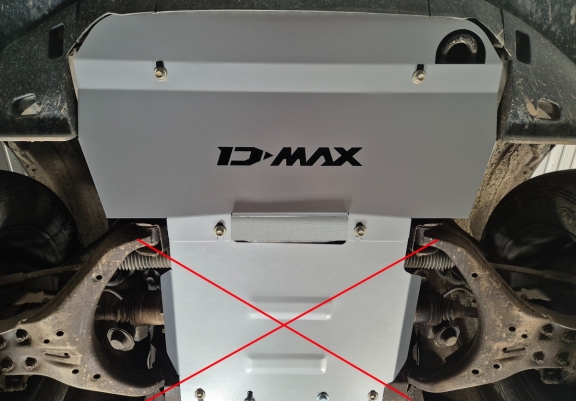 Cache de protection de radiateur Isuzu D-Max