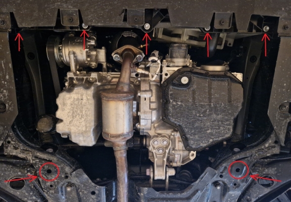 Cache sous moteur et de la boîte de vitesse Toyota Aygo X