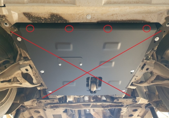 Cache de protection de pare-choc avant Dacia Duster