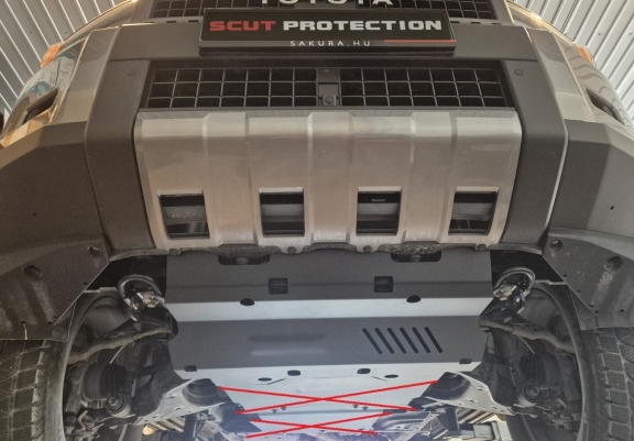 Cache de protection de radiateur Toyota Land Cruiser 250 