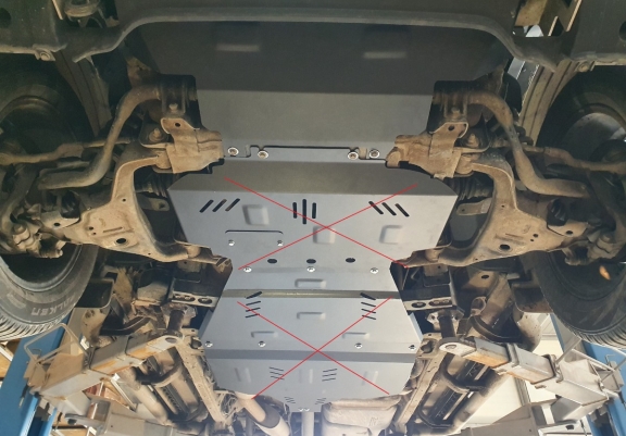 Cache de protection de radiateur Nissan Navara NP300 - D23