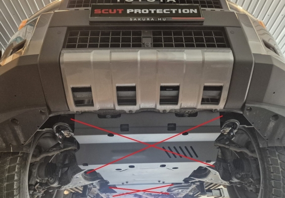 Cache sous moteur Toyota Land Cruiser 250 