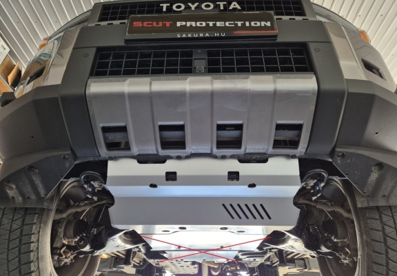 Cache de protection de radiateur Toyota Land Cruiser 250 - Aluminium
