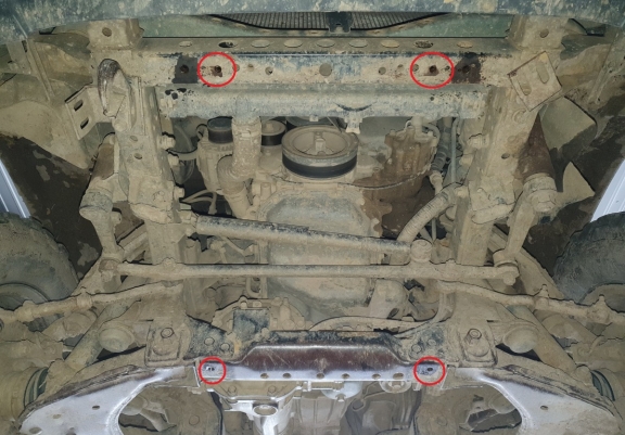 Cache Sous Moteur Toyota Hilux