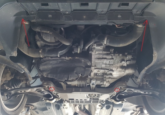 Cache sous moteur et de la boîte de vitesse VW Tiguan