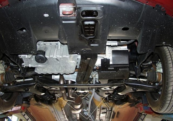 Cache sous moteur et de la boîte de vitesse Volvo S40