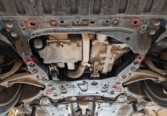 Cache sous moteur et de la boîte de vitesse Volvo XC90