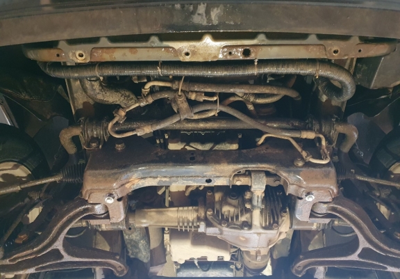 Cache sous moteur et de la boîte de vitesse Jeep Commander