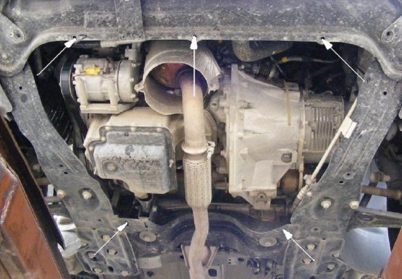 Cache sous moteur et de la boîte de vitesse Peugeot Expert