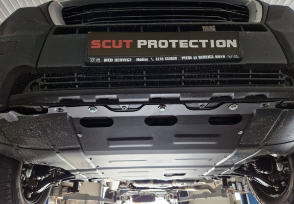 Cache sous moteur et de la boîte de vitesse en aluminium Opel Movano C 