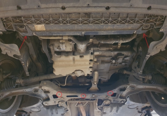 Cache sous moteur et de la boîte de vitesse Seat Ibiza
