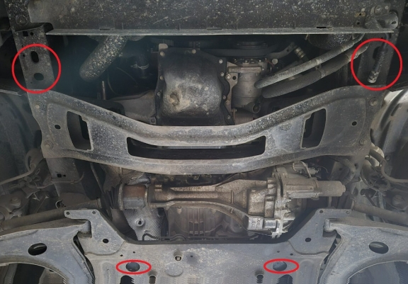 Cache sous moteur et de la boîte de vitesse Ford Transit - 4x4