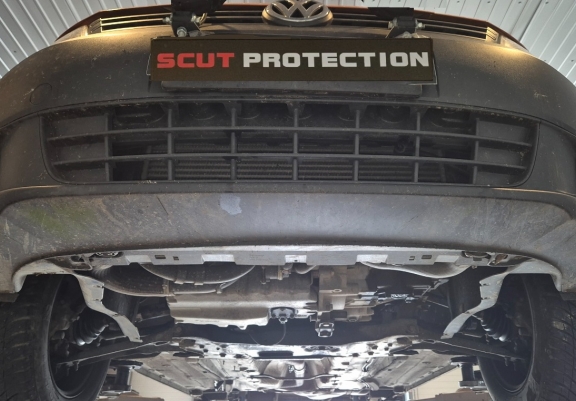 Cache sous moteur et de la boîte de vitesse en aluminium VW Caddy - Webasto
