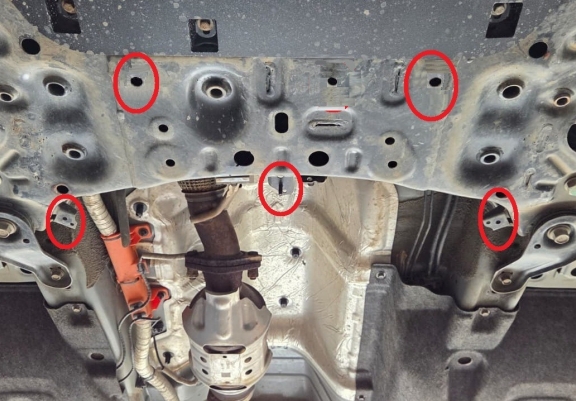 Cache de protection convertisseur catalytique Kia Sportage