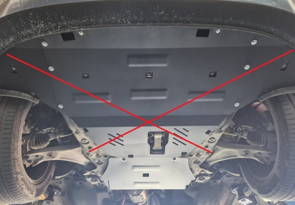Cache de protection convertisseur catalytique Kia Sportage