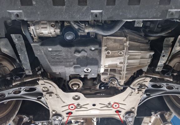 Cache sous moteur et de la boîte de vitesse Renault Trafic Aluminium